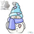 Suaje de Muñeco de Nieve 