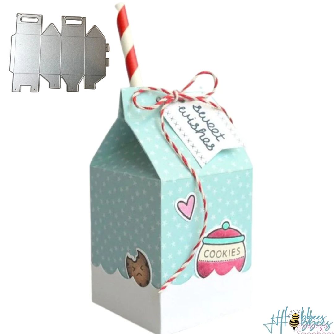 Suaje para Caja con Asa de Dulces Dados de Corte / Suajes / Troqueles Hobbees