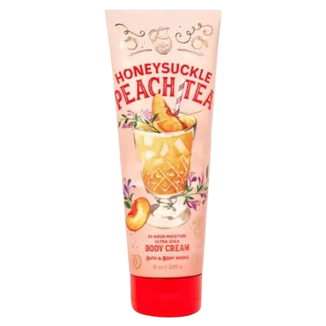 Honeysuckle Peach Tea Ultra Shea Body Cream / Crema Humectante Corporal Descontinuado Bath &amp; Body Works