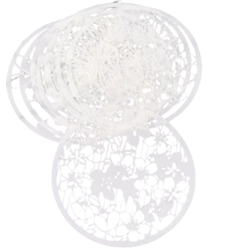 Flower Circle Stencils / 8 Plantillas de Flores Esténciles / Plantillas Hobbees