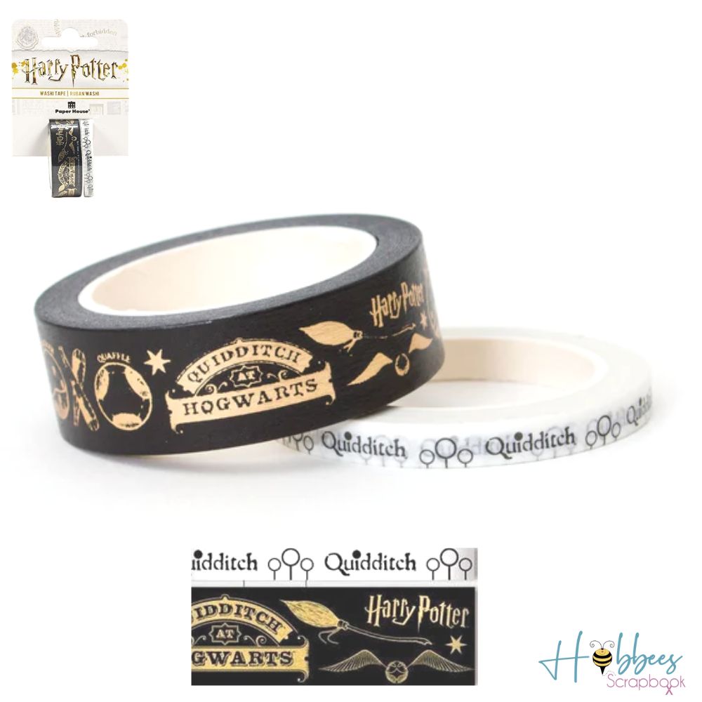 Harry Potter - Quidditch Washi Tape / Cinta Adhesiva Descontinuado Paper House