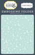 Stars & Moon Embossing Folder / Folder de Grabado Fondo de Estrellas y Lunas Descontinuado Carta Bella