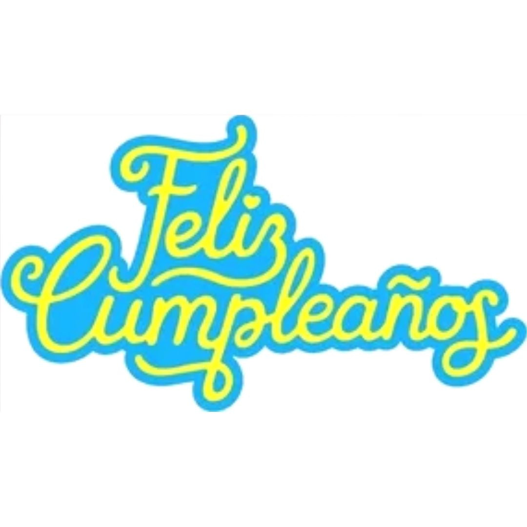 Suaje de Feliz Cumpleaños 