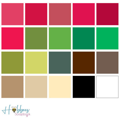 Christmas Variety Cardstock 12" / 60 Hojas de Cartulina de Colores Descontinuado American Crafts