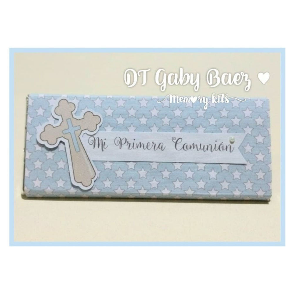 Kit de Papel Cartulina Mi Primera Comunión Niño Descontinuado Memory Kits
