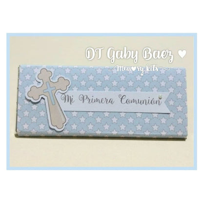 Kit de Papel Cartulina Mi Primera Comunión Niño Descontinuado Memory Kits