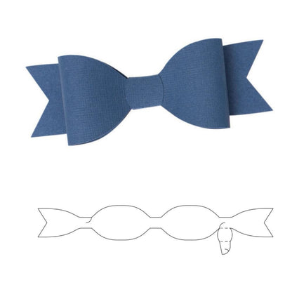 Template Dies One Piece Bow / Suaje de Moño de Una Pieza Descontinuado LifeStyle Crafts