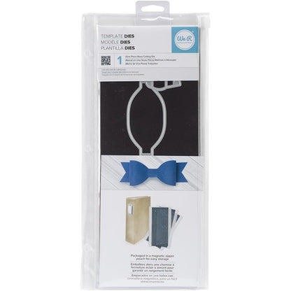 Template Dies One Piece Bow / Suaje de Moño de Una Pieza Descontinuado LifeStyle Crafts