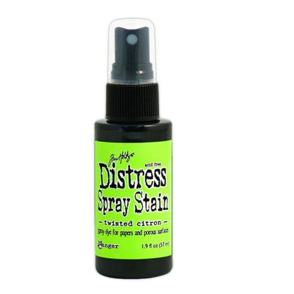 Distress Twisted Citron Spray Stain / Tinta en Spray Verde Claro Descontinuado Ranger