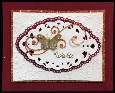 Vine Pattern Embossing / Folder de Grabado Diseño Enredadera Descontinuado Darice