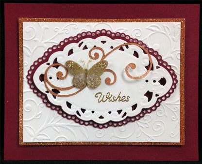 Vine Pattern Embossing / Folder de Grabado Diseño Enredadera Descontinuado Darice