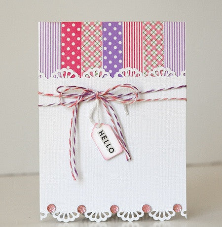 Washi Tape Blue Lattice / Cinta Adhesiva Azul Entramado Descontinuado Darice