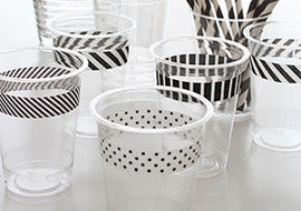 Washi Tape Black / Cinta Adhesiva Negra Descontinuado Darice