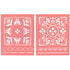 Sunny Days Stencils / Esténciles Decorativos Esténciles / Plantillas Darice