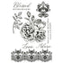 Rosabella Clear Acrylic Stamps / Sellos de Polímero Rosas Descontinuado Kaiser Craft