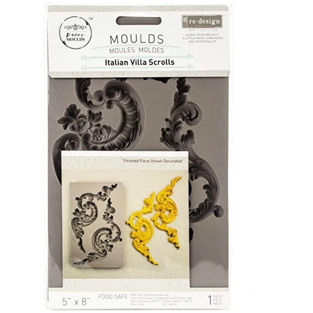 Re-Design Mould Italian Accents / Molde de Silicón Acentos Italianos Herramientas para Modelado Prima Marketing