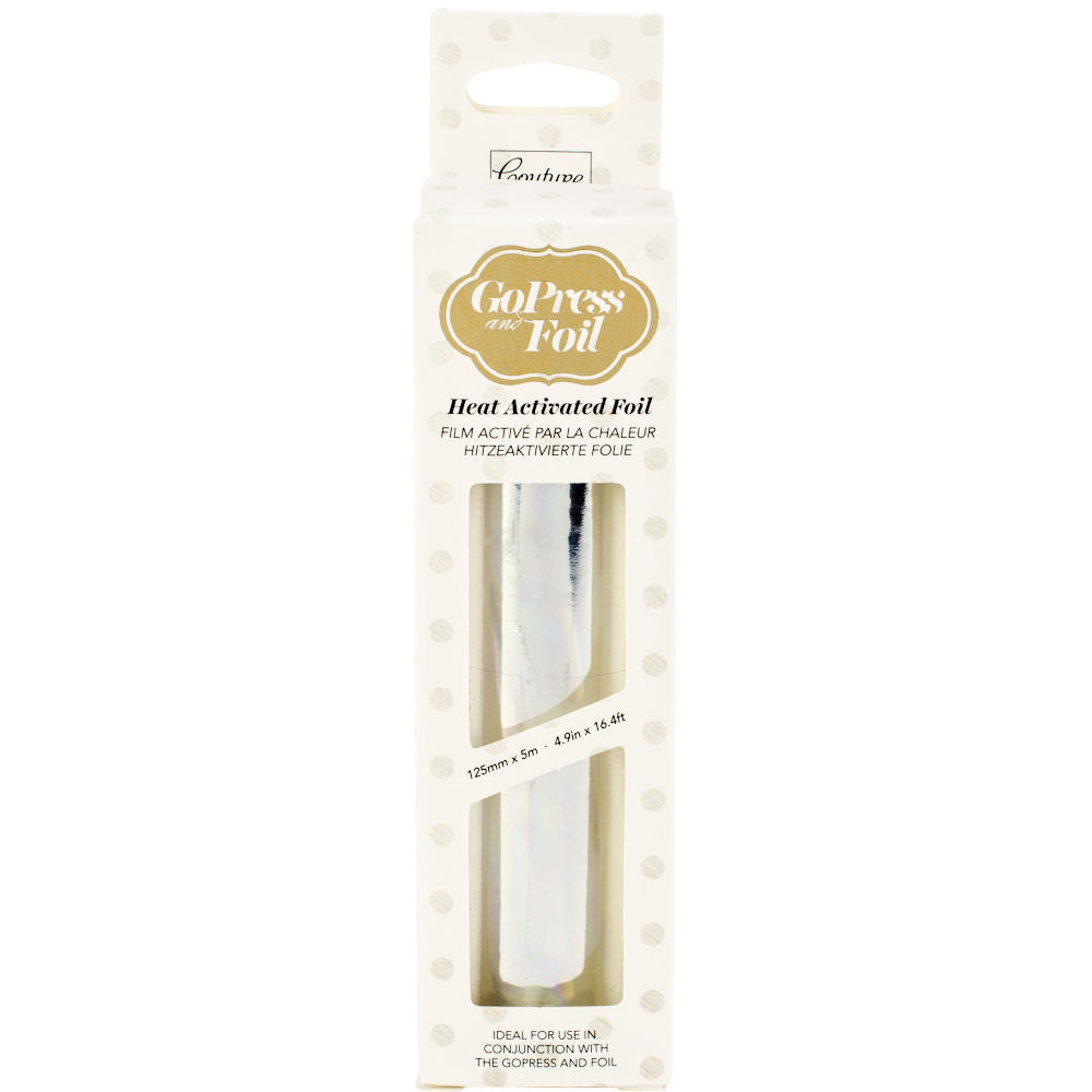 GoPress Heat Activate Foil Silver Bright / Papel Metalizado Plata Brillante Foil Reactivo Descontinuado