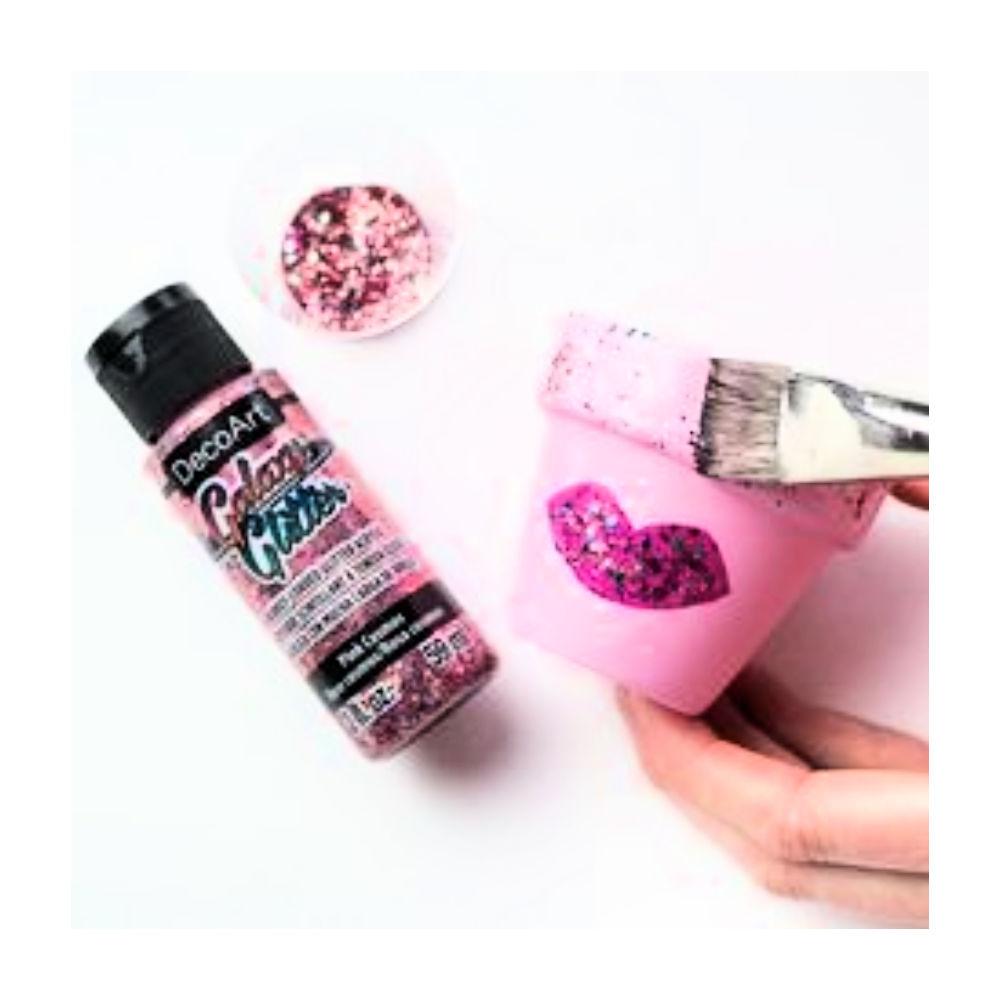 Galaxy Glitter Shooting Star Gold / Pintura Acrílica con Diamantina Acrìlicos Plaid