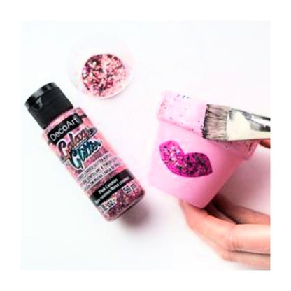 Galaxy Glitter Shooting Star Gold / Pintura Acrílica con Diamantina Acrìlicos Plaid