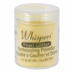 Whispers Enchanted Gold Embossing Powder / Polvos de Realce Dorado Descontinuado Darice