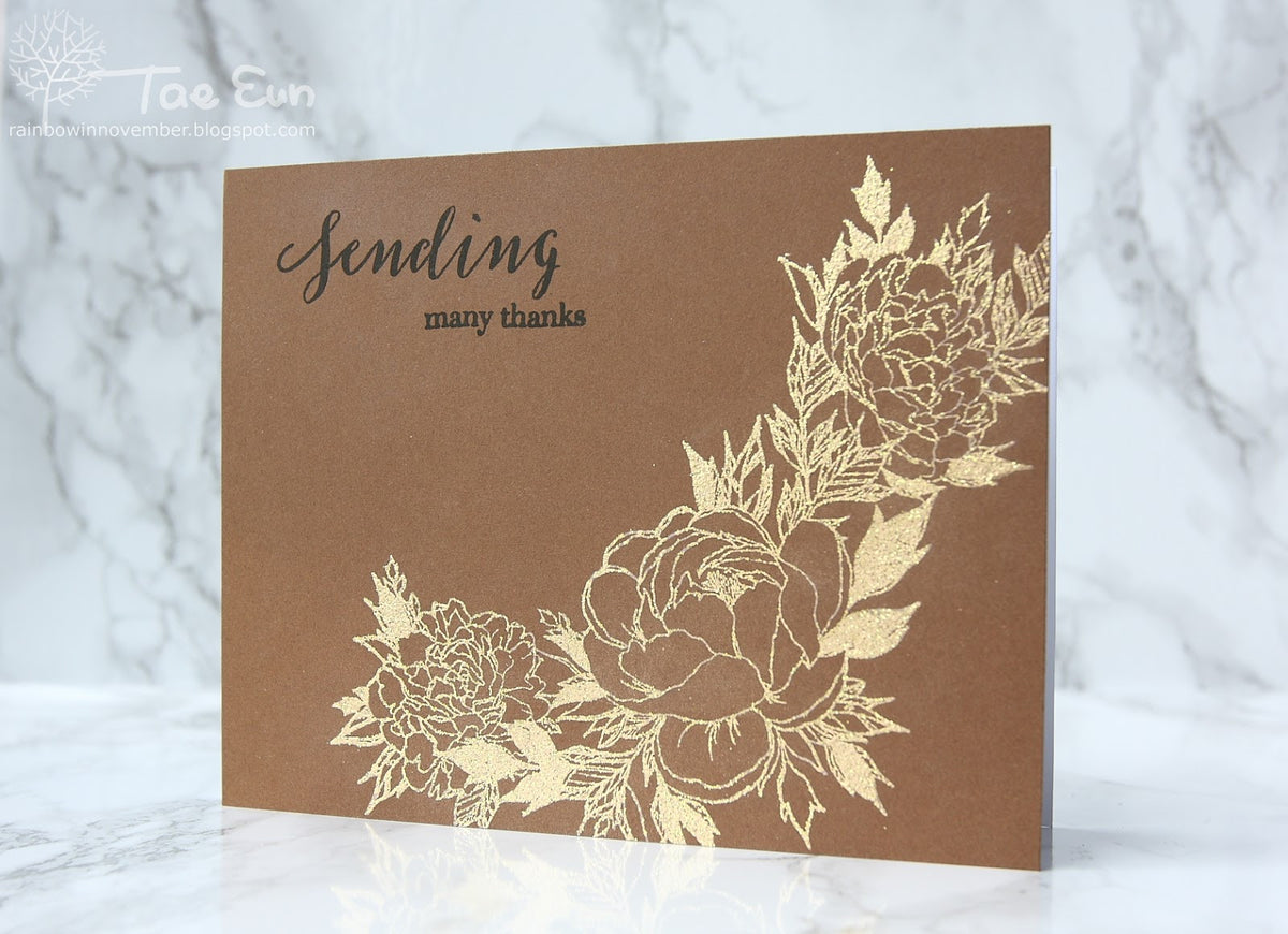 Whispers Enchanted Gold Embossing Powder / Polvos de Realce Dorado Descontinuado Darice