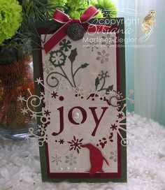 Winter Snowflakes Stencil / Plantilla De Copos de Nieve Descontinuado Memory Box