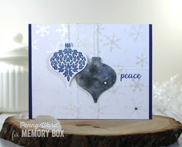 Winter Snowflakes Stencil / Plantilla De Copos de Nieve Descontinuado Memory Box