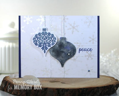 Winter Snowflakes Stencil / Plantilla De Copos de Nieve Descontinuado Memory Box