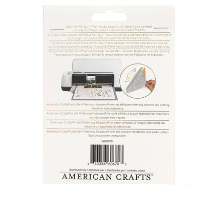 Foil Quill Foil Sheets Shining Starling / Hojas de Foil 4x6 pulg Foil We R Memory Keepers