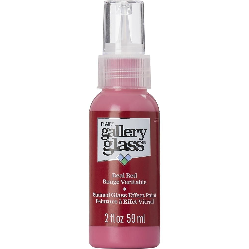 Gallery Glass Paint Real Red / Pintura para Vitral Rojo Vitral Folk Art