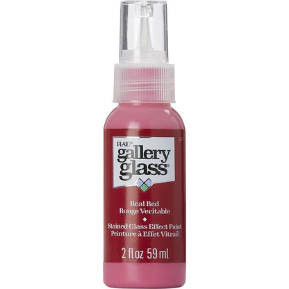 Gallery Glass Paint Real Red / Pintura para Vitral Rojo Vitral Folk Art