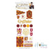 Harry Potter Gryffindor Foiled Stickers / Estampas Laminadas Stickers Paper House