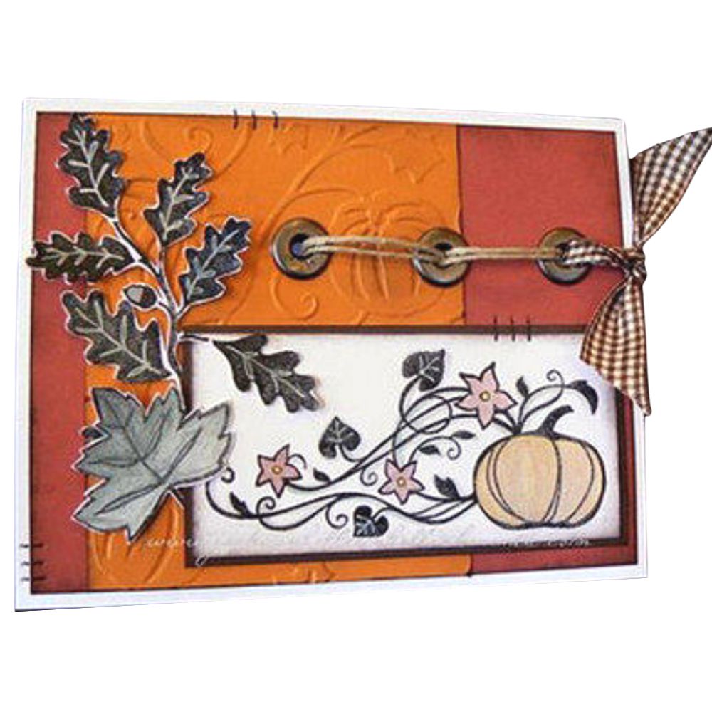 Sellos de Polímero Calabaza  / Autumn Foliage Descontinuado Inkadinkado