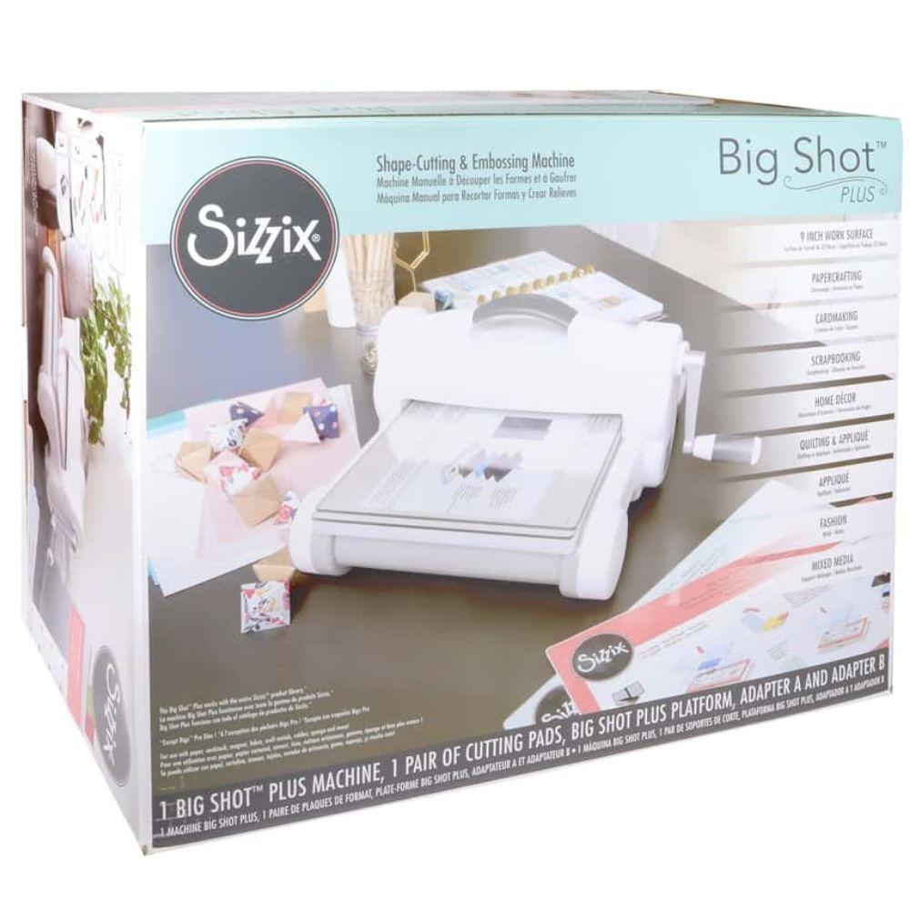 Big Shot PLUS White &amp; Gray Machine / Máquina de Corte y Grabado Suajadoras / Troqueladoras Sizzix
