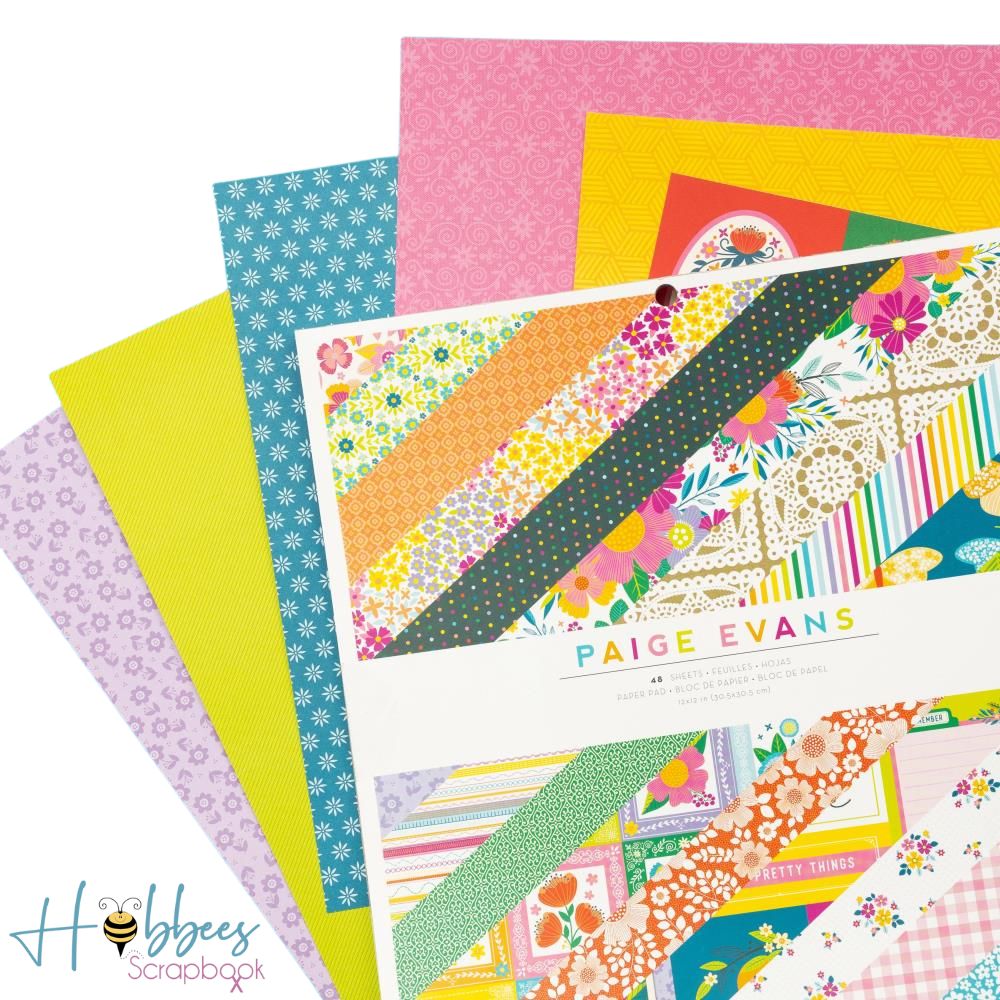 Splendid Paper Pad 12 x 12" / Block de Papel Espléndido Papel American Crafts