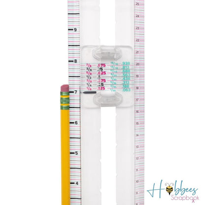Color Convert Ruler 12" / Regla de Conversión Herramientas We R Memory Keepers