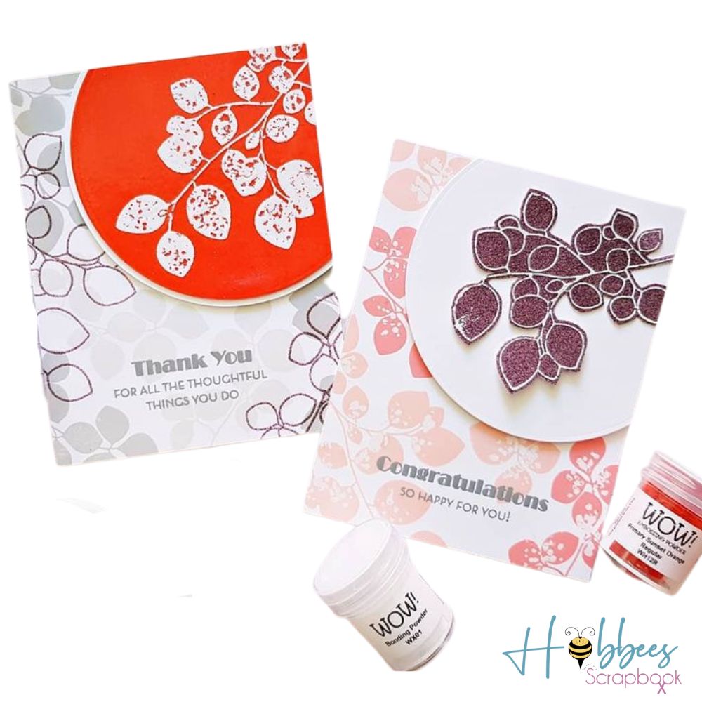 Sunset Orange Embossing Powder / Polvo de Embossing Naranja Descontinuado Wow!