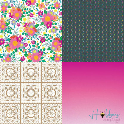 Splendid Paper Pad 12 x 12" / Block de Papel Espléndido Papel American Crafts