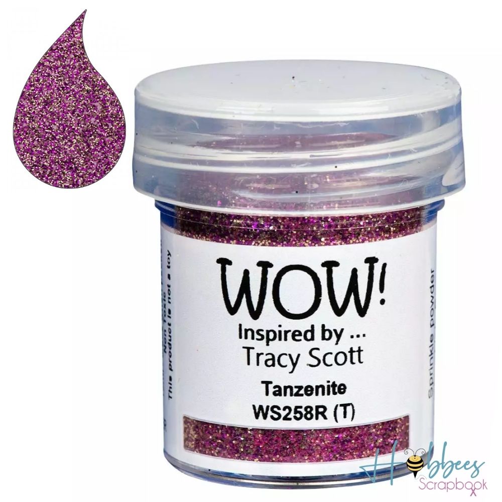 Tanzenite Embossing Powder / Polvo de Embossing Lila Descontinuado Wow!