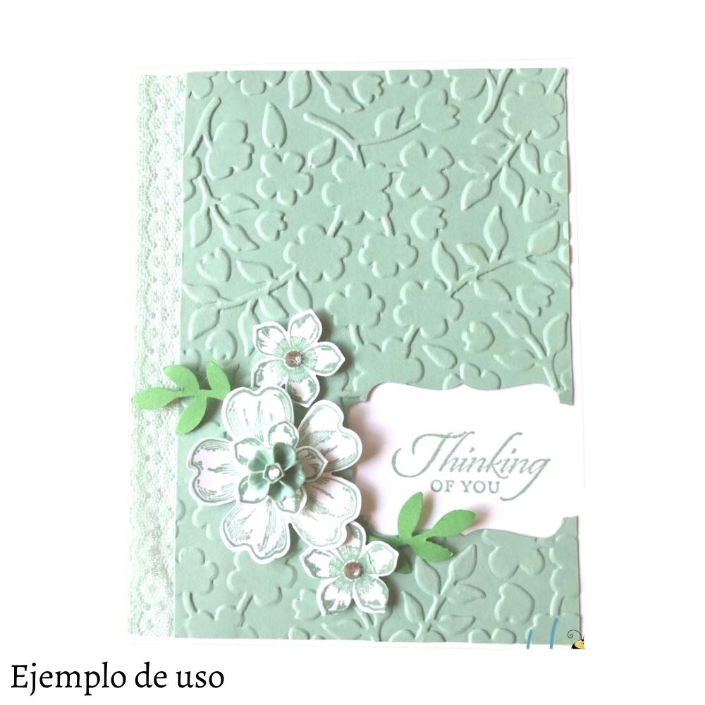 Folder de Grabado Flores y Espirales Folders de Grabado Hobbees