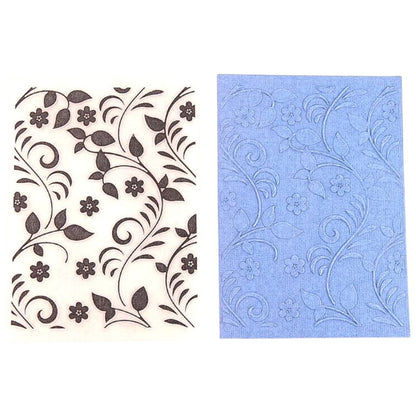 Folder de Grabado Flores y Espirales Folders de Grabado Hobbees