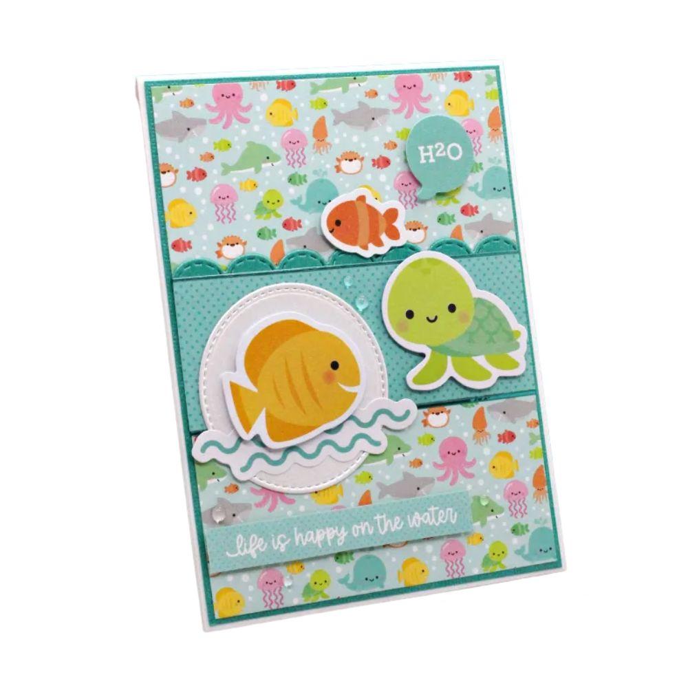 Double-Sided Paper Pad Seaside Summer 6" / Block de Papel Verano Junto al Mar Papel Doodlebug
