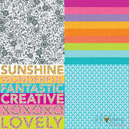 Splendid Paper Pad 12 x 12" / Block de Papel Espléndido Papel American Crafts