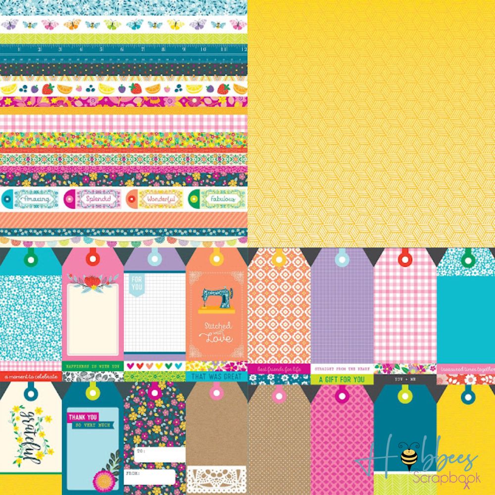 Splendid Paper Pad 12 x 12" / Block de Papel Espléndido Papel American Crafts