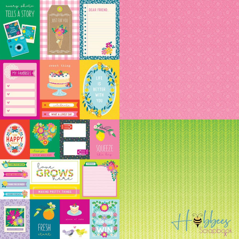 Splendid Paper Pad 12 x 12" / Block de Papel Espléndido Papel American Crafts