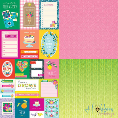 Splendid Paper Pad 12 x 12" / Block de Papel Espléndido Papel American Crafts