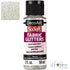SoSoft Fabric Glitters Paint Clear Ice / Pintura para Tela con Diamantina Blanca Acrìlicos DecoArt