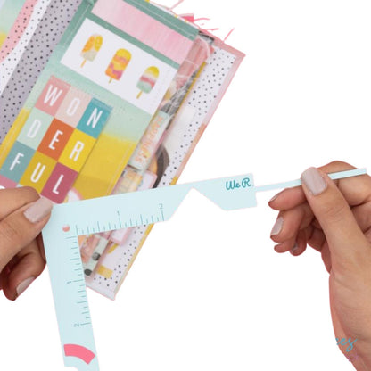 Book Cover Guide Mint / Guía Para Encuadernación Menta Encuadernacion We R Memory Keepers