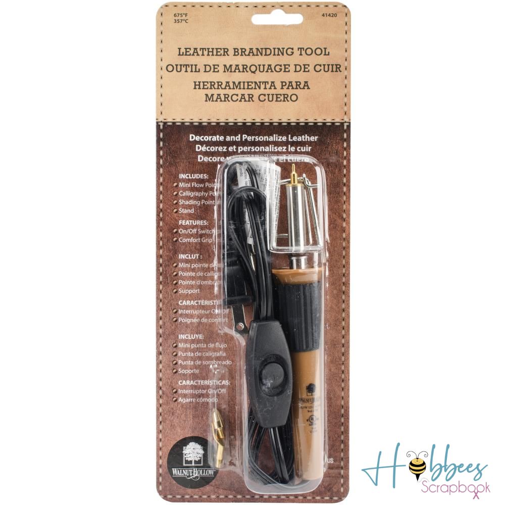 Leather Branding Tool / Herramienta para Marcar Cuero Descontinuado Walnut Hollow Non Wood