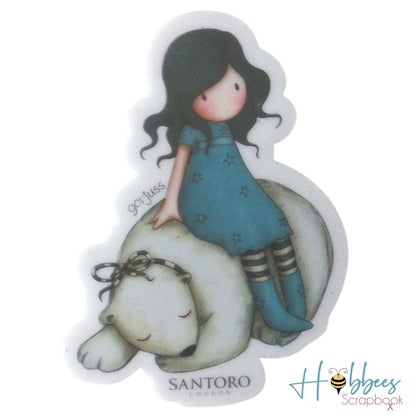 Gorjuss 78 Winter Friends Stamp / Sellos Cling Amigos de Invierno  Santoro